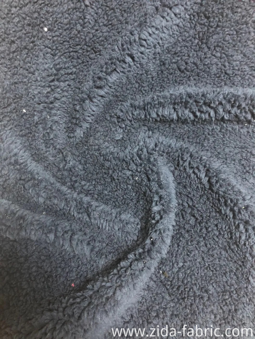 100% Polyester Shu Velveteen Fleece Fabric with Dyed
